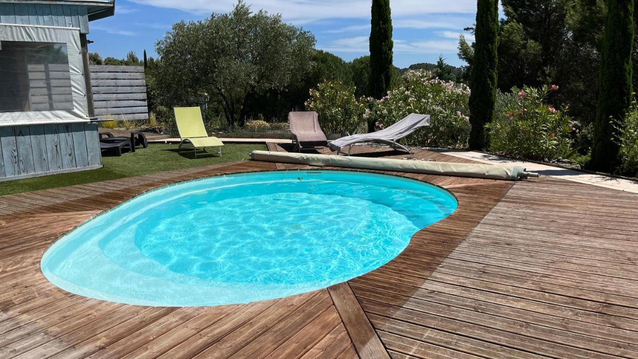 Chambre Tropicale Au Domaine De L'Aven Villeneuve-Minervois ภายนอก รูปภาพ